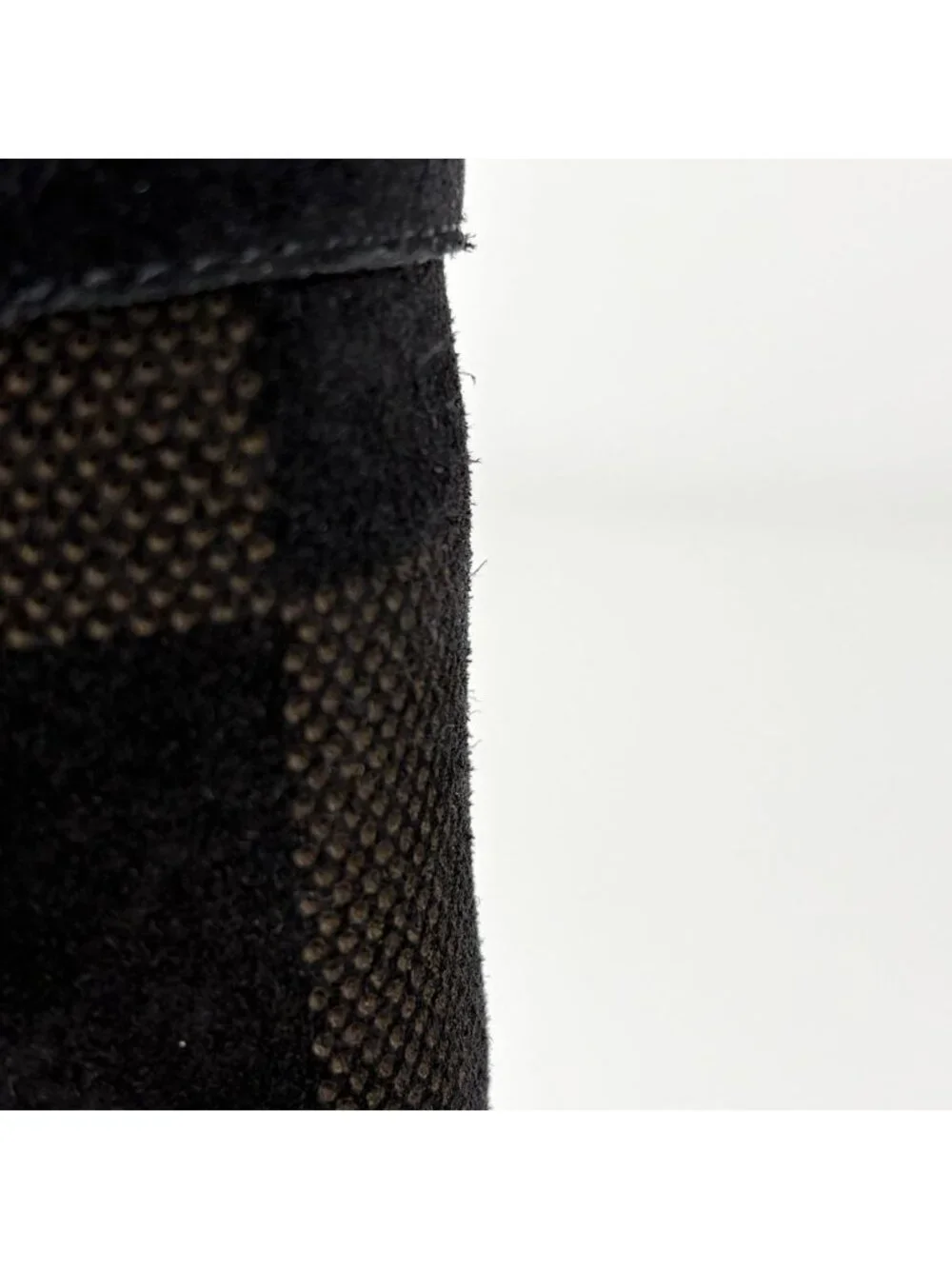 Louis Vuitton Cozy Line Shearling Boots Shoes Damier Black Brown